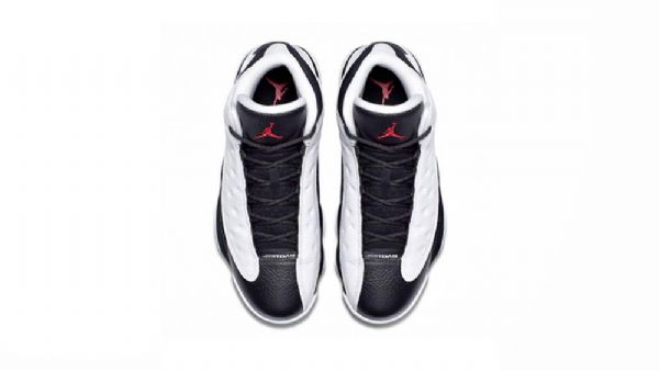 Nike Air Jordan 13 He Got Pelikengät Miesten Valkoinen Musta