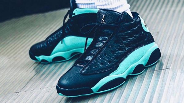 Nike Air Jordan 13 Island Kengät Miehille Vihreät