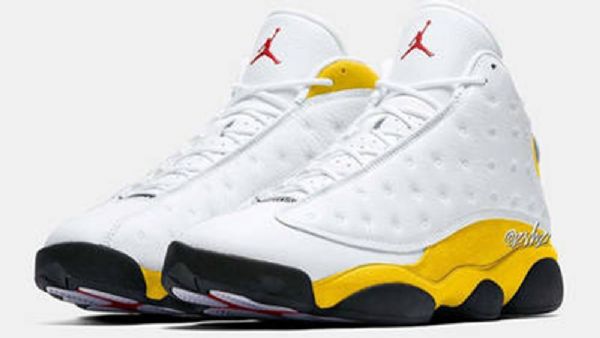 Nike Air Jordan 13 Kengät Miehille Kultaa Valkoinen