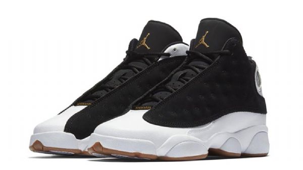 Nike Air Jordan 13 Kengät Miehille Mustavalkoinen