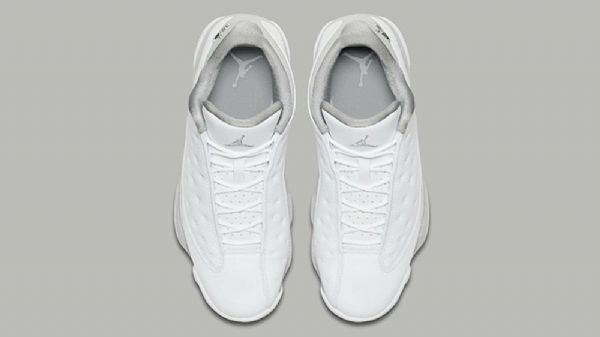 Nike Air Jordan 13 Matalat Topit Pure Platinum Kengät Miehille Harmaa