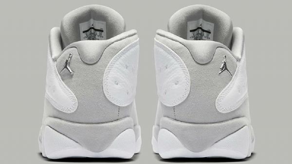 Nike Air Jordan 13 Matalat Topit Pure Platinum Kengät Miehille Harmaa