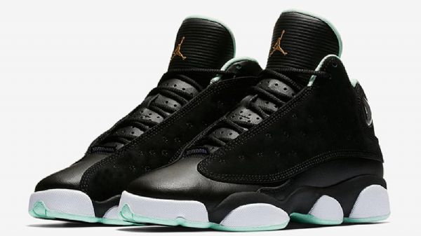 Nike Air Jordan 13 Mint Foam Gs Kengät Miehille Musta