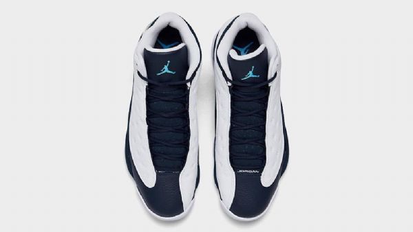 Nike Air Jordan 13 Obsidian Kengät Miehille Laivastonvalkoinen