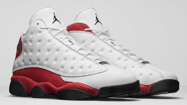 Nike Air Jordan 13 Og Kengät Miehille Valkoinen Punainen