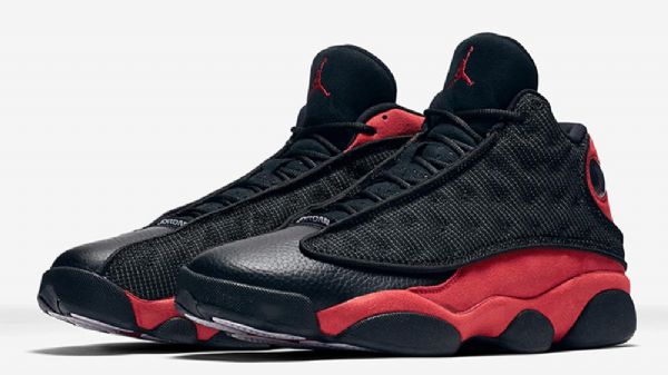 Nike Air Jordan 13 Playoffs 2017 Miesten Kengät Musta Punainen