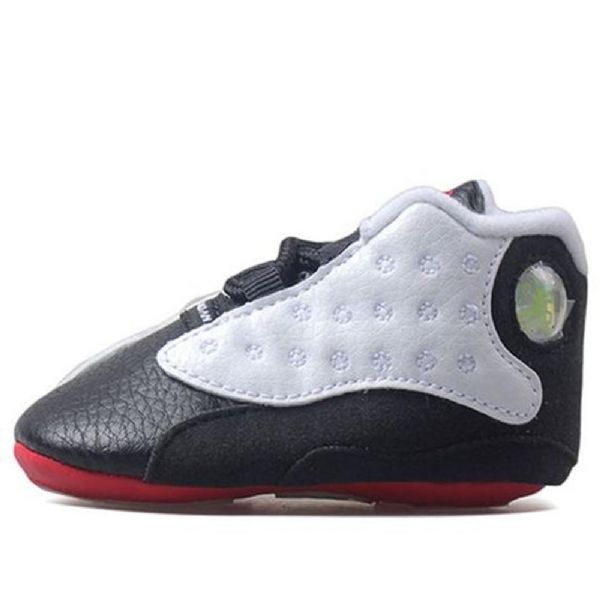 Nike Air Jordan 13 Retro Cb Koripallokengät Lapsille Musta Valkoinen Punainen