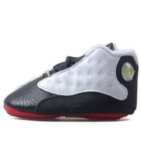 Nike Air Jordan 13 Retro Cb Koripallokengät Lapsille Musta Valkoinen Punainen