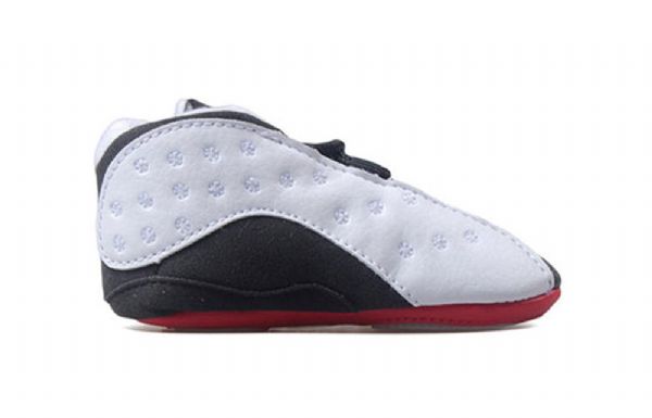Nike Air Jordan 13 Retro Cb Koripallokengät Lapsille Musta Valkoinen Punainen