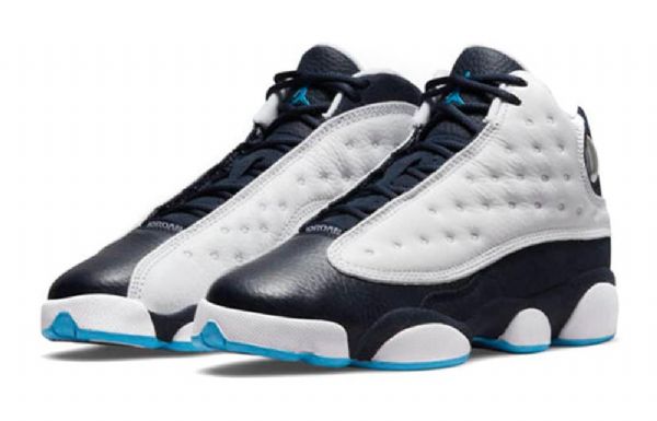 Nike Air Jordan 13 Retro Gs Koripallokengät Miehille Laivastonvalkoinen