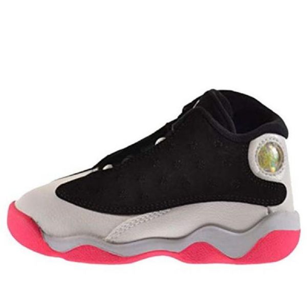 Nike Air Jordan 13 Retro Gt Koripallokengät Lapsille Musta Vaaleanpunainen