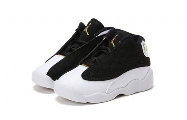 Nike Air Jordan 13 Retro Gt Koripallokengät Lapsille Mustavalkoinen