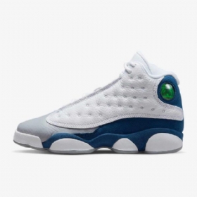 Nike Air Jordan 13 Retro-kengät Lapsille Valkoinen Sininen Vaaleanharmaa Punainen