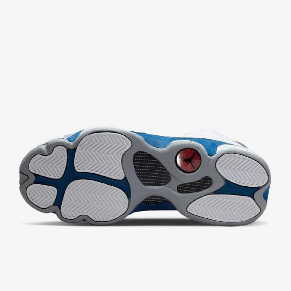 Nike Air Jordan 13 Retro-kengät Lapsille Valkoinen Sininen Vaaleanharmaa Punainen