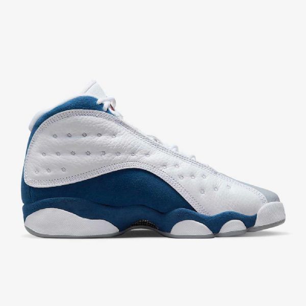 Nike Air Jordan 13 Retro-kengät Lapsille Valkoinen Sininen Vaaleanharmaa Punainen