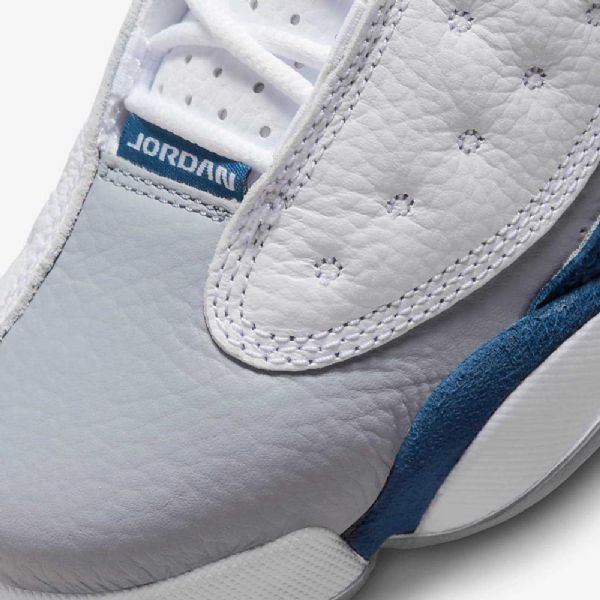 Nike Air Jordan 13 Retro-kengät Lapsille Valkoinen Sininen Vaaleanharmaa Punainen