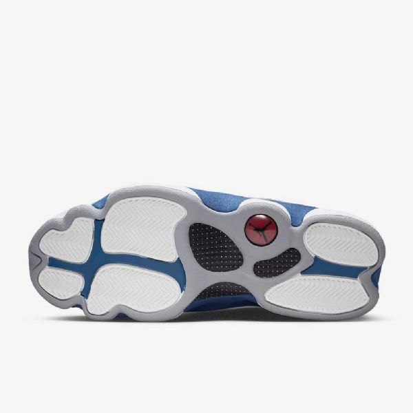 Nike Air Jordan 13 Retro-kengät Miehille Valkoinen Sininen Vaaleanharmaa Punainen