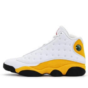Nike Air Jordan 13 Retro Koripallokengät Miehille Valkoinen Keltainen