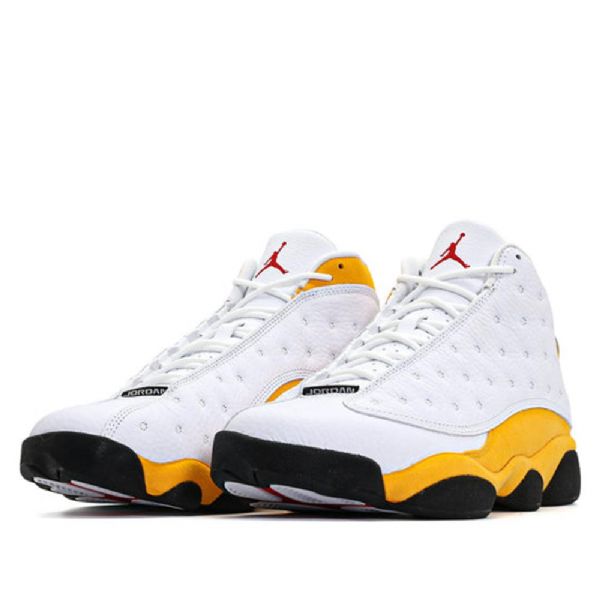 Nike Air Jordan 13 Retro Koripallokengät Miehille Valkoinen Keltainen