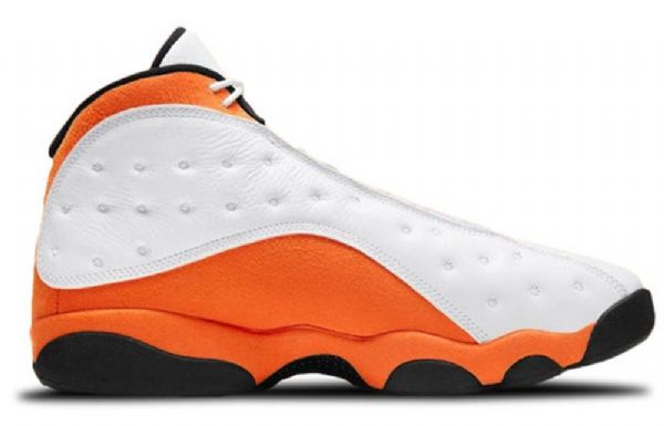 Nike Air Jordan 13 Retro Koripallokengät Miehille Valkooranssi
