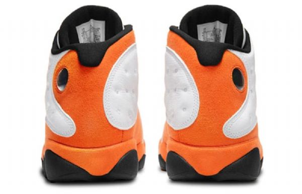 Nike Air Jordan 13 Retro Koripallokengät Miehille Valkooranssi