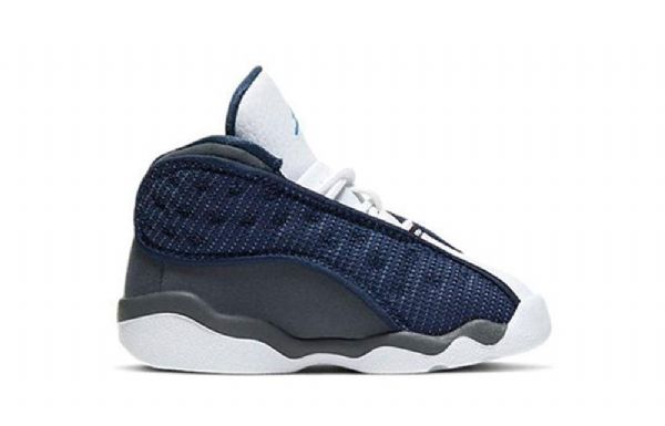 Nike Air Jordan 13 Retro Td Kengät Lapsille Laivastonharmaa Musta