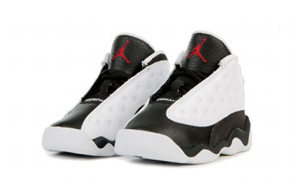 Nike Air Jordan 13 Retro Td Kengät Lapsille Musta Valkoinen