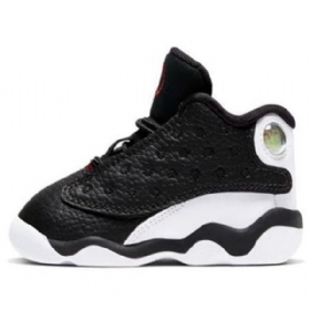 Nike Air Jordan 13 Retro Td Kengät Lapsille Musta Valkoinen