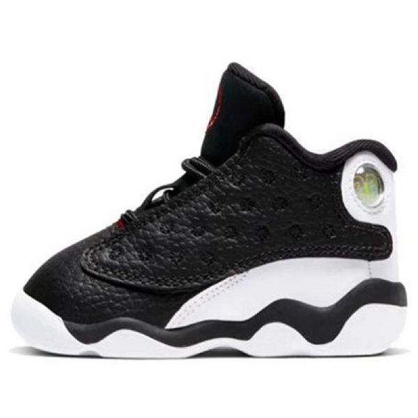 Nike Air Jordan 13 Retro Td Kengät Lapsille Musta Valkoinen