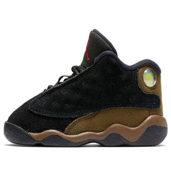 Nike Air Jordan 13 Retro Td Kengät Lapsille Oliivinvihreä