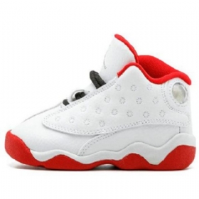 Nike Air Jordan 13 Retro Td Kengät Lapsille Valkoinen Punainen