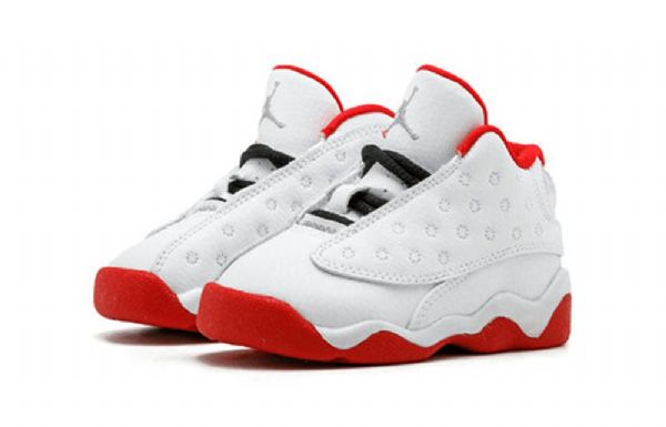 Nike Air Jordan 13 Retro Td Kengät Lapsille Valkoinen Punainen
