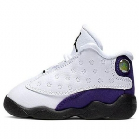 Nike Air Jordan 13 Retro Td Kengät Lapsille Valkoinen Violetti