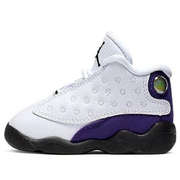 Nike Air Jordan 13 Retro Td Kengät Lapsille Valkoinen Violetti