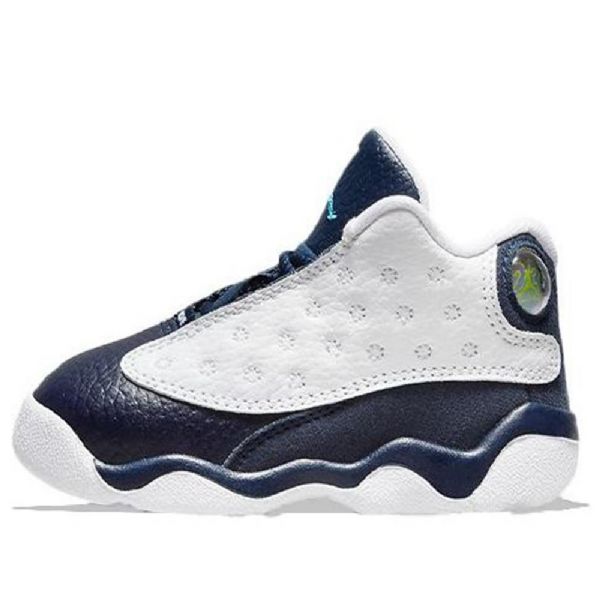 Nike Air Jordan 13 Retro Td Koripallokengät Lapsille Laivastonvalkoinen