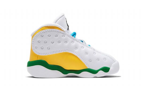 Nike Air Jordan 13 Retro Td Koripallokengät Lapsille Valkoinen