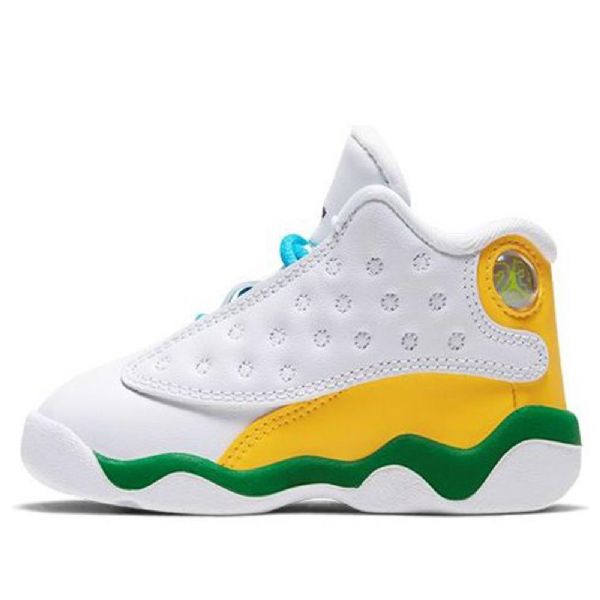Nike Air Jordan 13 Retro Td Koripallokengät Lapsille Valkoinen