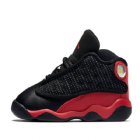 Nike Air Jordan 13 Retro Td Tennarit / Kengät Lapsille Musta Punainen