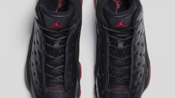 Nike Air Jordan 13 Retrokengät Miehille Musta Punainen