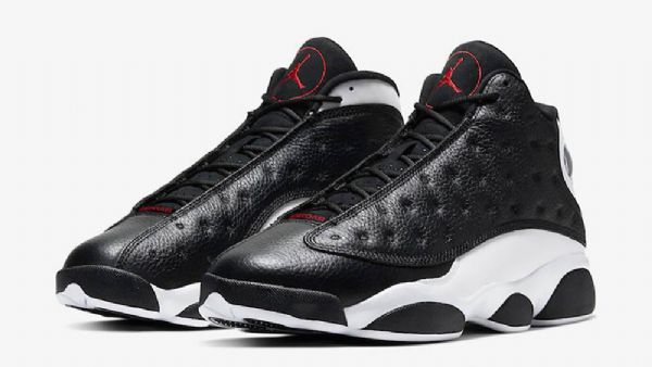 Nike Air Jordan 13 Reverse He Got Pelikengät Miesten Musta Valkoinen