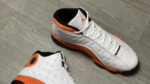 Nike Air Jordan 13 Starfish Kengät Miehille Valkooranssi