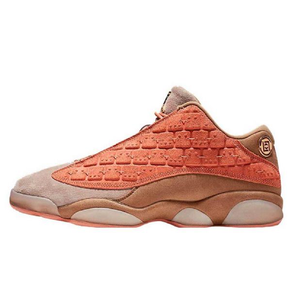 Nike Clot Jordan 13 Matalat Sepia Stone Kengät Miehille Coral
