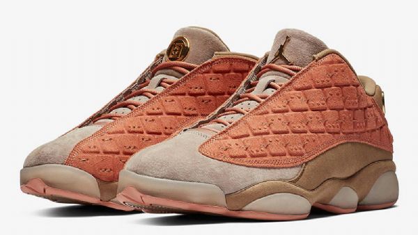 Nike Clot Jordan 13 Matalat Sepia Stone Kengät Miehille Coral