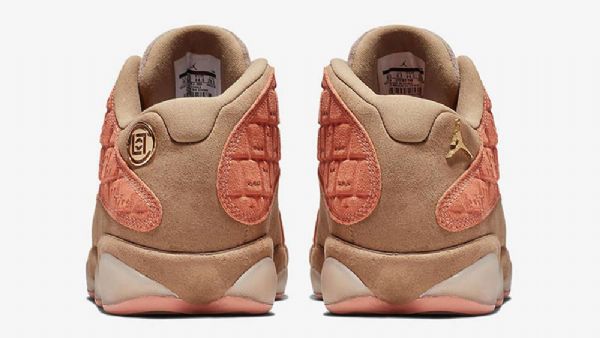 Nike Clot Jordan 13 Matalat Sepia Stone Kengät Miehille Coral