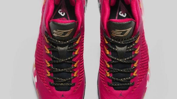 Nike Air Jordan Cp3 7 Miesten Joulukengät Burgundy