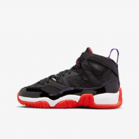 Nike Jumpman Two Trey Kengät Lapsille Musta Tummanvalkoinen Punainen