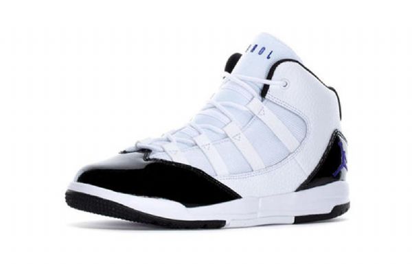 Nike Air Jordan Max Aura Bp Retro Koripallokengät Lapsille Valkoinen Musta