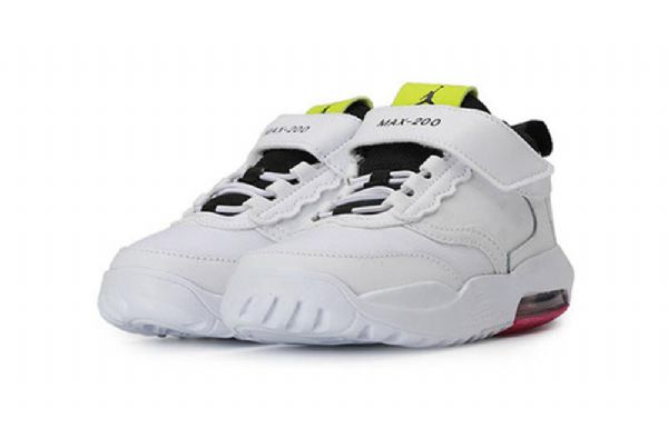 Nike Air Jordan Max 200 Urheilukengät Kengät Lapsille Valkoinen Musta Purppura