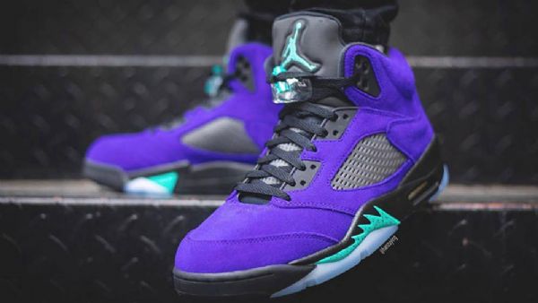 Nike Air Jordan 5 Alternate Grape Kengät Miehille Musta