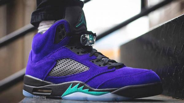 Nike Air Jordan 5 Alternate Grape Kengät Miehille Musta